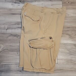 Vintage Levi's SilverTab Cargo Shorts Mens 30 Khaki Distressed Relaxed Baggy Y2K